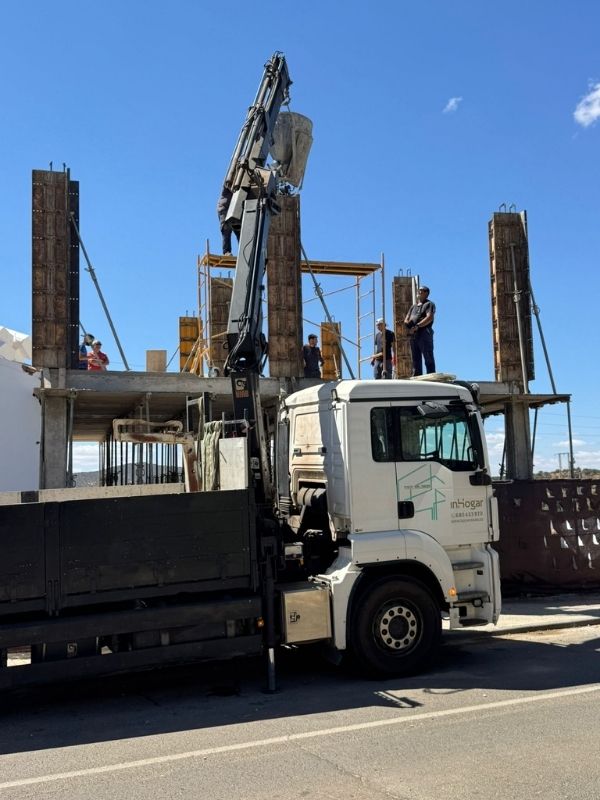 obras con grúas